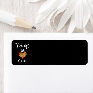 Young at Heart Club Return Address Label