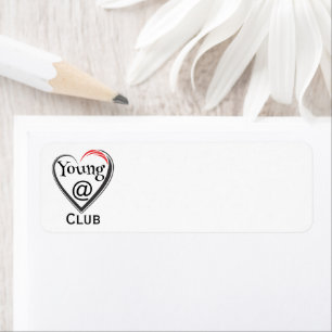 Young at Heart Club Return Address Label
