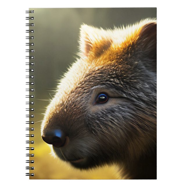 Young Australian Wombat, Notebook (Front)