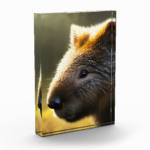 Young Australian Wombat, Photo Block