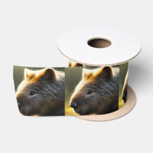 Young Australian Wombat, Satin Ribbon