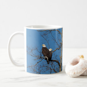 Young Bald Eagle Couple Coffee Mug