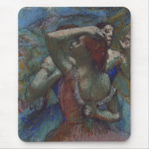 Young Ballet Dancers (Ballerinas) (by Edgar Degas) Mouse Mat