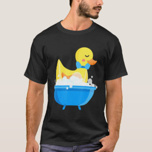 Young Bath Duck Yellow Duck Rubber Duck Soap Bubbl T-Shirt