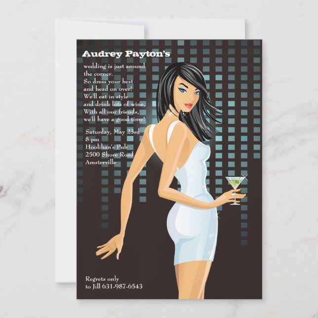 Young Beauty Invitation (Front)