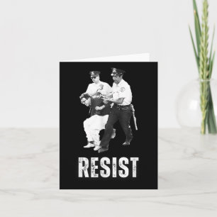 Young Bernie Sanders Arrested Resist  Card