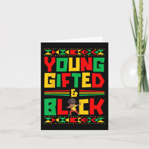 Young Black Boy African American History Boy Card