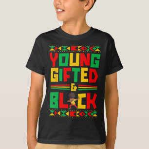 Young Black Boy African American History Boy  T-Shirt