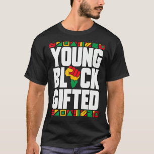 Young Black ed Black History Month Boys Girls T-Shirt