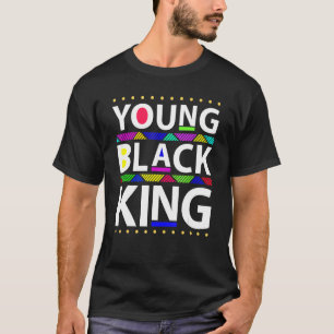 Young Black King Black History Month Boys Kids Tod T-Shirt
