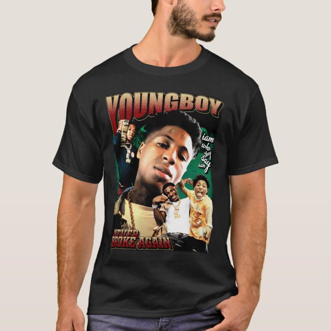 Young Boy Iam Who They Say Iam T-Shirt (Front)