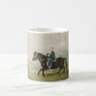 Young Boy Riding a Pony (by Penry Williams) Coffee Mug