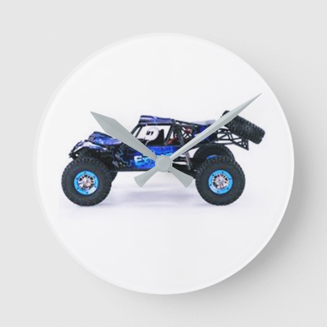 YOUNG BOY'S **4 WHEELER** ROUND CLOCK (Front)
