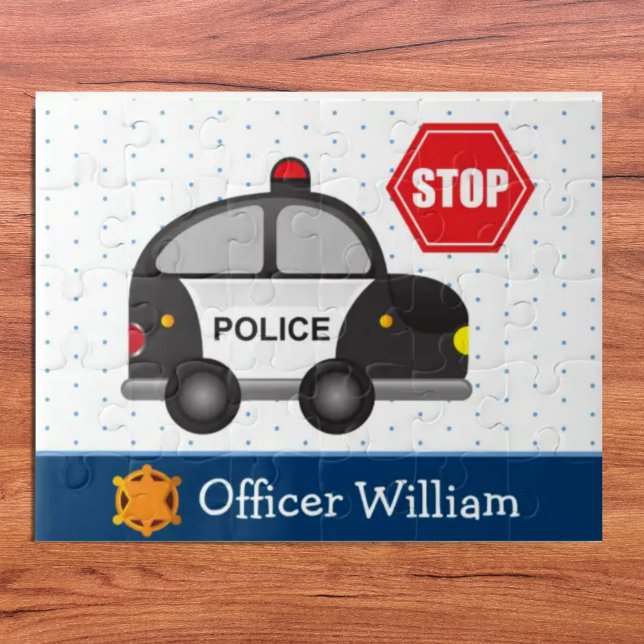Young Boy's Police Officer Puzzle (Creator Uploaded)