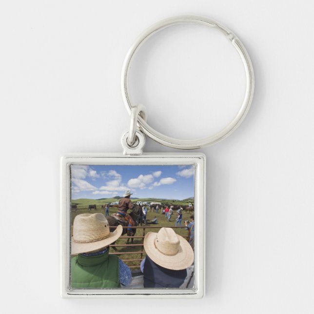 Young boys take in the 2007 Hughes Ranch Key Ring (Front)