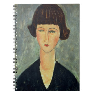 Young Brunette, 1917 (oil on canvas) Notebook