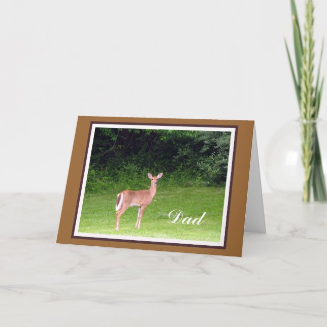 Young Buck Father's Day Card (Front)
