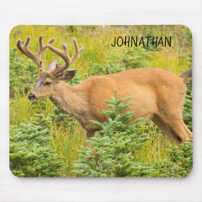 Young Buck Mouse Mat (Front)