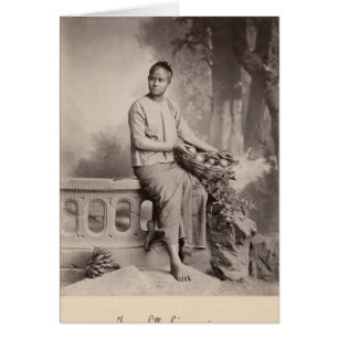Young Burmese girl, c.1880
