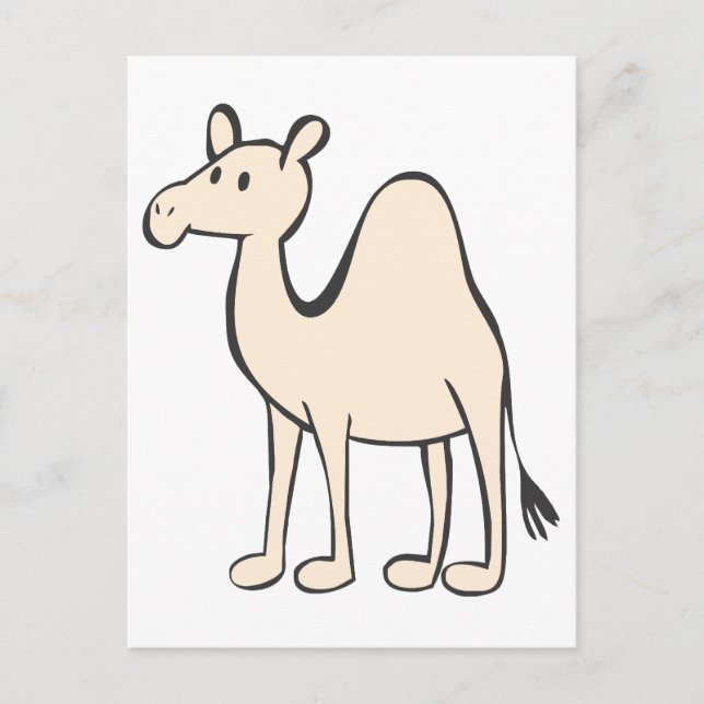 Young Camel Cartoon Postcard (Front)