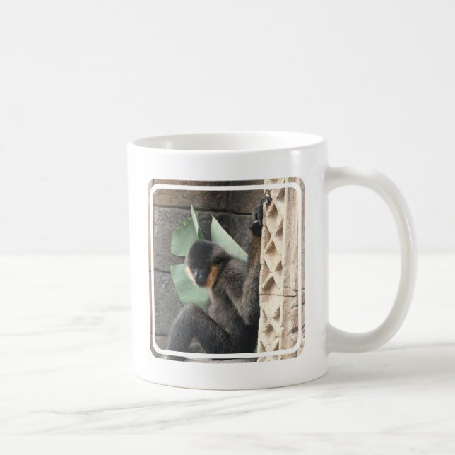 Young Capuchin Monkey Coffee Mug (Right)