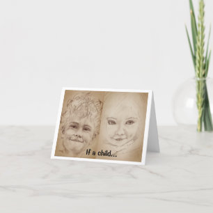Young children and learning card