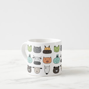 Young Childs Mug - Animal Faces