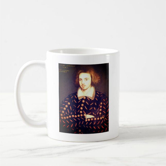 Young Christopher Marlowe Coffee Mug (Left)