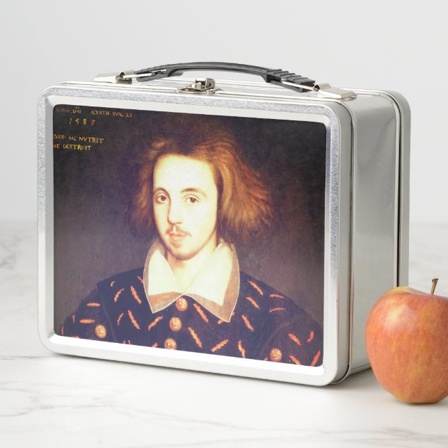 Young Christopher Marlowe Metal Lunch Box (In Situ)