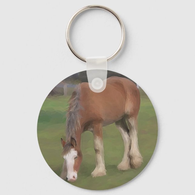 young Clydesdale Key Ring (Front)