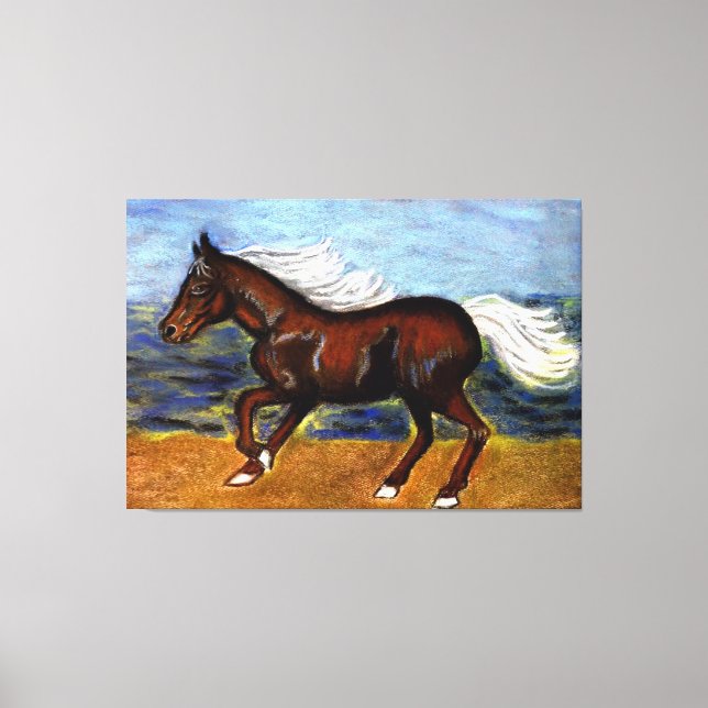 Young Colt Canvas Print (Front)