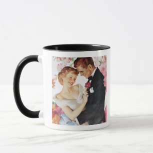 Young couple in formal wear mug