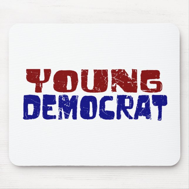 Young Democrat Mouse Mat (Front)
