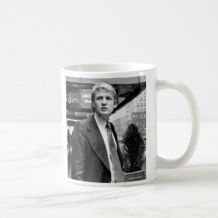 Young Donald Trump coffee mug