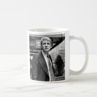 Young Donald Trump coffee mug