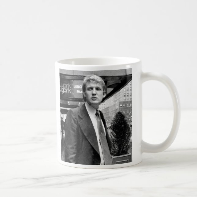 Young Donald Trump coffee mug (Right)
