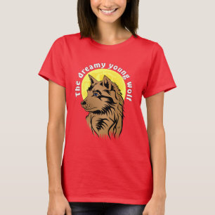 young dreaming wolf T-Shirt
