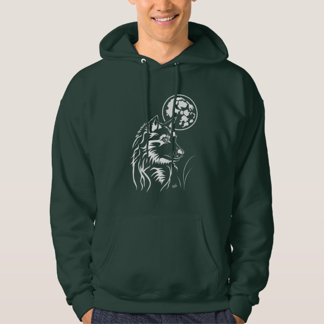 young dreamy wolf hoodie (Front)
