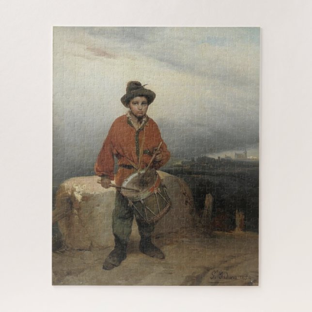 Young Drummer Boy (by Gerolamo Induno) Jigsaw Puzzle (Vertical)