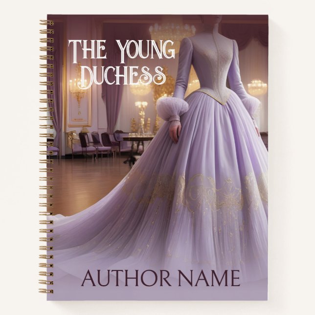 Young Duchess Book Cover Inspiration Notebook (Front)