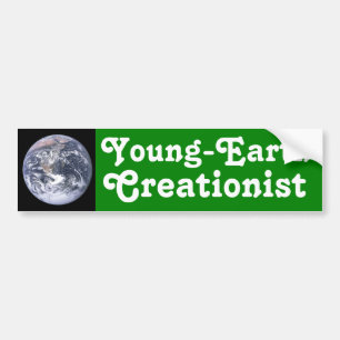 Young-Earth Creationist Bumper Sticker
