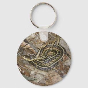 Young Eastern Garter Snake Coordinating Items Key Ring