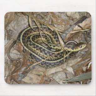Young Eastern Garter Snake Coordinating Items Mouse Mat
