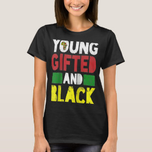 Young ed And Black African Pride Black History Mon T-Shirt