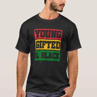 Young Ed And Black African Roots Black History Mon T-Shirt