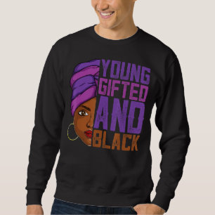 Young Ed And Black Afro Apparel African Melanin Wo Sweatshirt