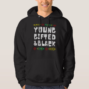 Young ed And Black Black History Month Costume Hoodie