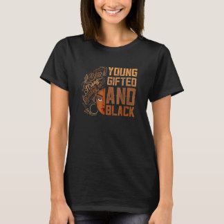 Young ed And Black History Month Afro African Mela T-Shirt