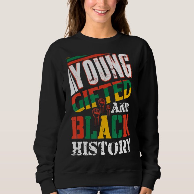 Young Ed And Black History Sweatshirt (Front)