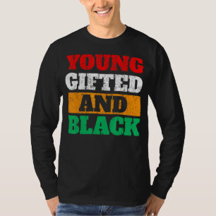 Young Ed And Black Pride African Black History Mon T-Shirt